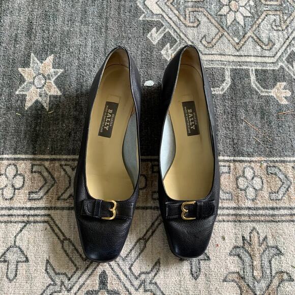 Bally Shoes - Bally Pertisa Leather Flats Size 7.5